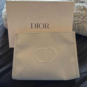 Dior makeup bag